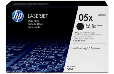 HP 05A 2-pack Black Original LaserJet Toner (CE505D)